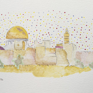 Effervescent Jerusalem by Ahed Izhiman