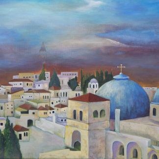 Jerusalem from the West by Ahed Izhiman