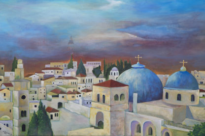 Jerusalem from the West by Ahed Izhiman