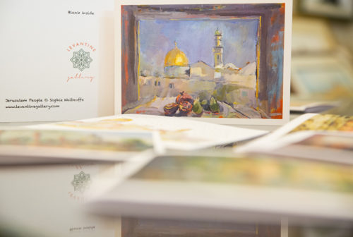 Jerusalem View (Card) by Sophie Walbeoffe